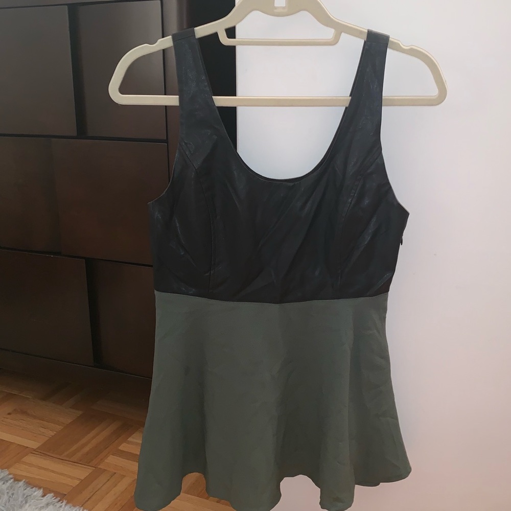 Leather tank